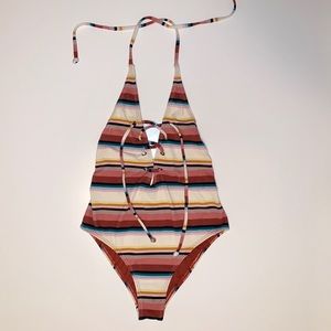 Billabong Stripe One Piece Swimsuit